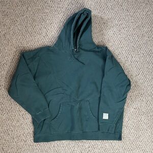 Glossier Embroidered Sage Hoodie